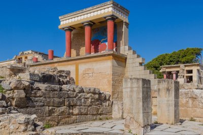 Knossos Minoan Palace North Entrance