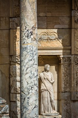 Library of Celsus Statue