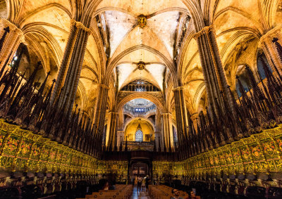 Barcelona Cathedral Nave