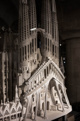 Model of Sagrada Famlia