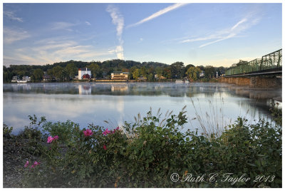 Morning Along the New Hope/ Lambertville Bridge