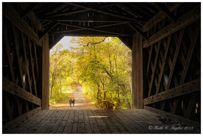 Afternoon Stroll through Schofield Ford Covered Bridge