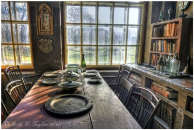 Dining Table in the Study at Fonthill