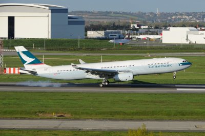 Cathay Pacific Airbus A330-300 F-WWTV / B-LBA