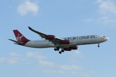 Virgin Airbus A340-300 G-VAIR new colour scheme