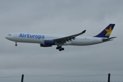 Air Europa Airbus A330-300 EC-MIO - New Air Europa titles and Skymark tail