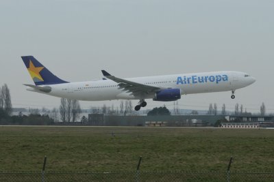 Air Europa Airbus A330-300 EC-MIN - New Air Europa titles and Skymark tail