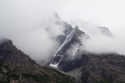 Misty mountain tops