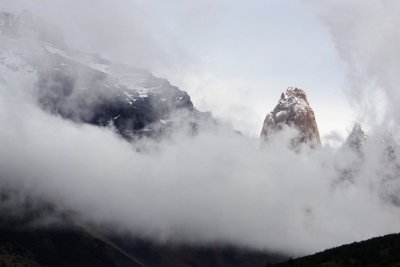 In the clouds