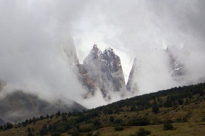 Through the clouds