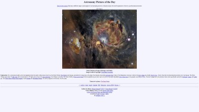 Nebulosa de Orión en Oxigeno, hidrógeno y azufre