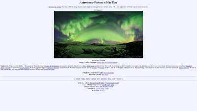 Aurora sobre Islandia