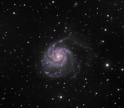 Messier-101 in LRGB