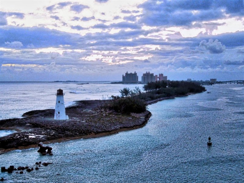 Early morning arrival in Nassau, Bahamas