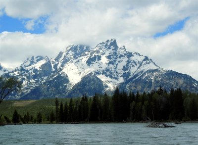 Grand Teton Mountain from the Snake River