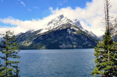 Grand Teton Mountain across Jenny Lake