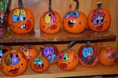 Local pumpkin art
