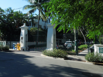 Gates to the Truman Little White House