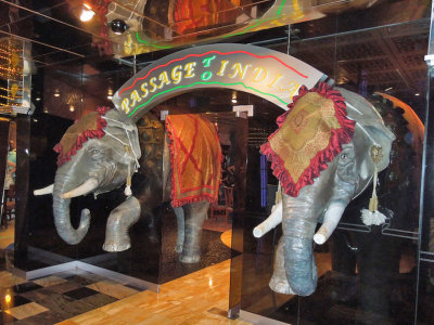 Elephants guarding the Passage to India Bar on Fascination