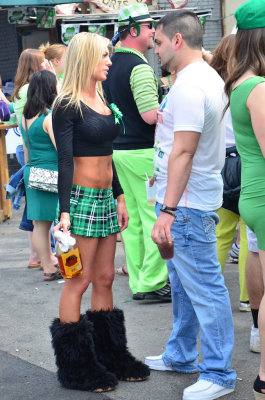 Dude, ya gotta wear green today if you're gonna talk trash