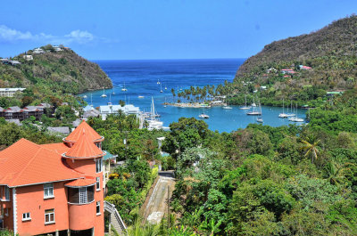 Beautiful Marigot Bay, St. Lucia