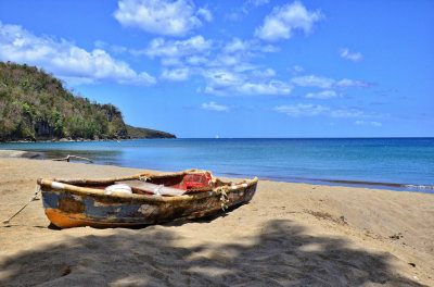 Fishing Boat, Anse La Raye, St. Lucia - still seaworthy