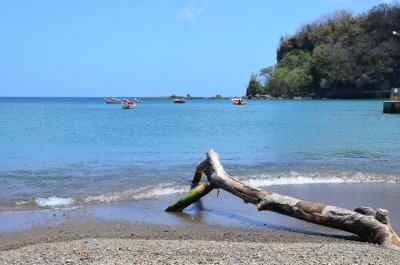 The bay at Anse La Raye