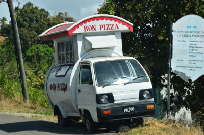 Freshly made pizza, right in your driveway