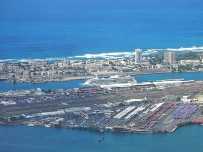 Jewel of the Seas docked across from Old San Juan