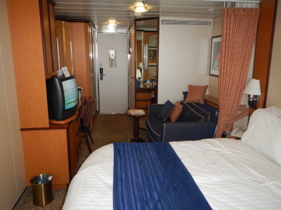 Our cabin on Jewel of the Seas