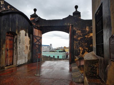 Main gate to the fortress