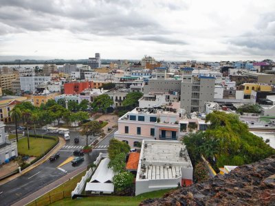 Old San Juan from the fortress