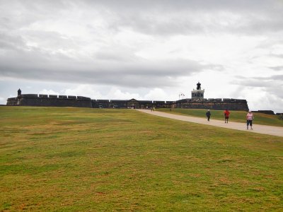 El Morro on the point of San Juan Harbor