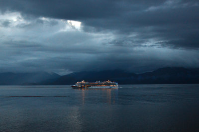 Night sailing on Alaska's Inside Passage