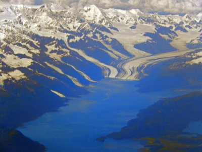 Above Alaska, Harvard Glacier in College Fjord, and three others