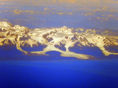 Above Alaska, Perouse Glacier (ctr)