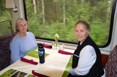 Lunch on the train