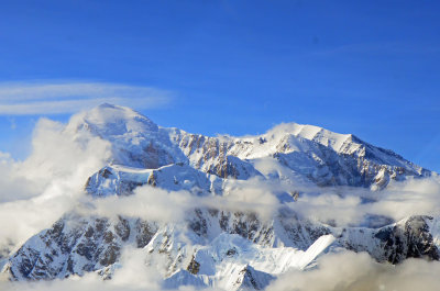 Denali, south side, with North & South Summits