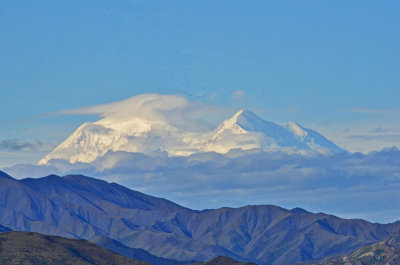 Denali (Mt. McKinley) from 73 miles in Denali National Park