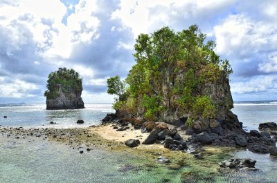 Flower Pot Rocks in Pago Pago Harbor, American Samoa