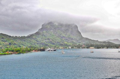 Mt. Otemanu above Vaitape