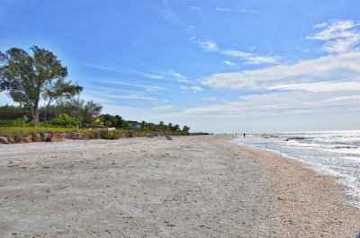 Development on Sanibel is controlled and the beaches are natural
