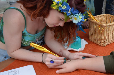 Henna tattoos