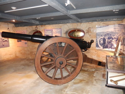 Cannon in the basement to shoot through the port in the wall