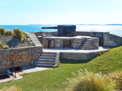 A turret upgraded with WWII guns