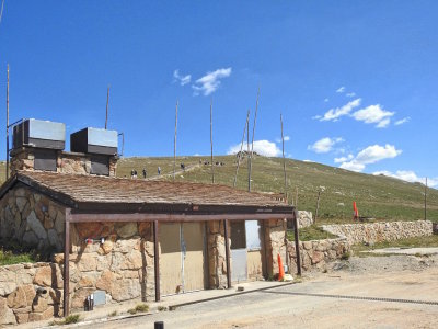 Snow Poles to mark the edges in deep snow