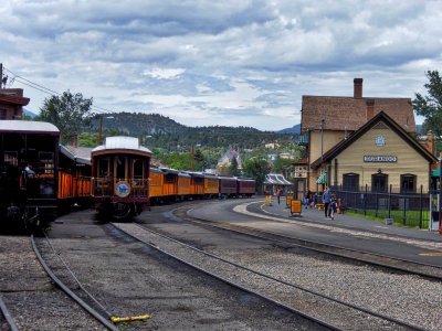 Durango rail depot for the D&SNGRR