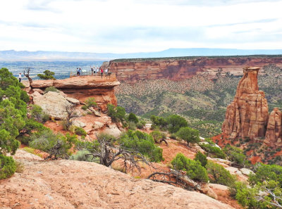 The overlook facing Independence Monument