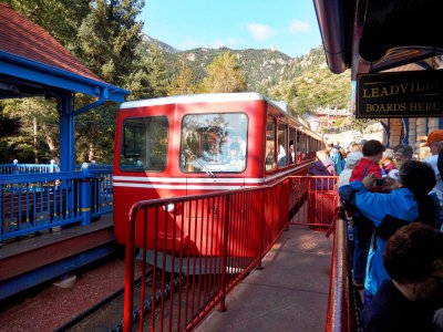 Entering the lower Depot before the ride up