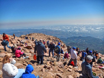 At the 14110 ft summit 